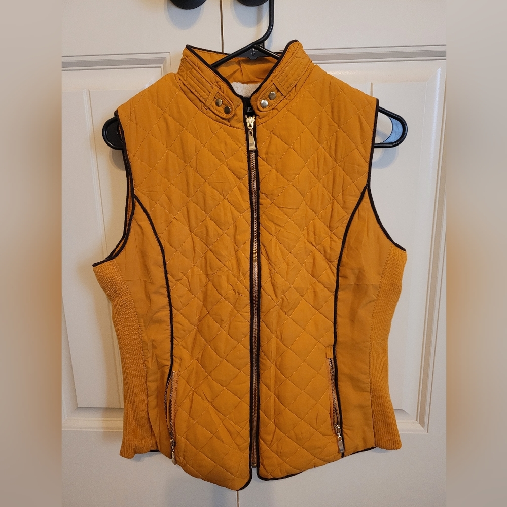 Quilted Sherpa Lined Vest